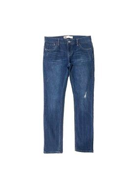 LEVI'S 519  Extreme Skinny Blue 29x31 18 REG Distressed‎ Denim Streetwear Skater